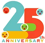25th ANNIVERSARY：ロゴ