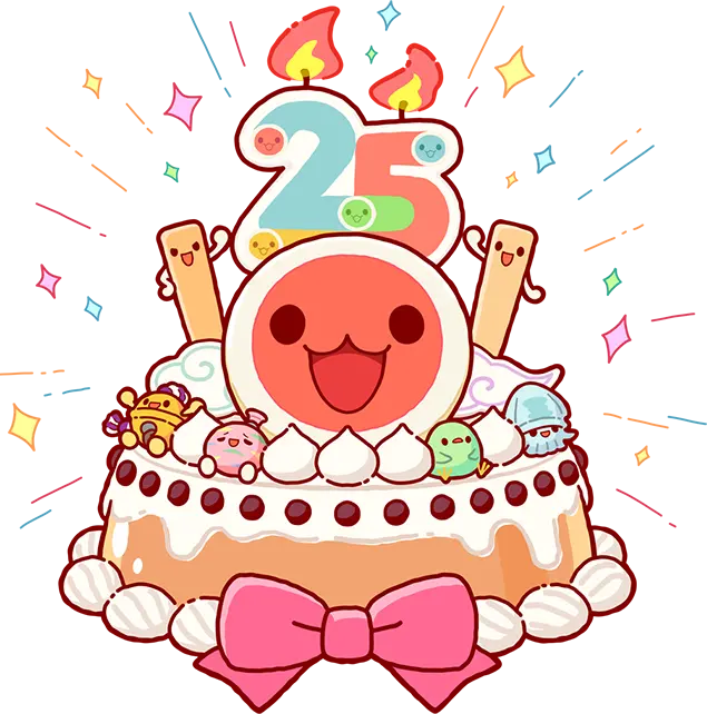 太鼓の達人25周年：イラスト